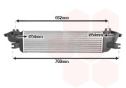 32014703 intercooler 2.2 DI-D, 2.4 DI-D 32014703 VAN WEZEL