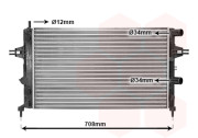 37002255 chladič 1.2i 16V AC 60037526 VAN WEZEL