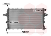 37002293 chladič 2.0Di 16V 60037524 VAN WEZEL