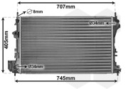 37002338 chladič 1.6i 16V AC, 1.8i 16V, 2.2i AC 65040518 VAN WEZEL