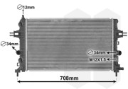 37002363 chladič 1.6i 16V (±AC), 1.8i 16V (±AC) [600*370*14] 37002363 VAN WEZEL