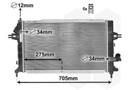 37002364 chladič 1.3CDTi AC, 1.7CDTi AC 60037028 VAN WEZEL