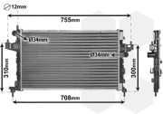 37002380 8/03- chladič 1.3CDTi AUTAC, 1.7TDCi AC 60035024 VAN WEZEL