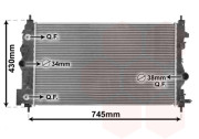 37002547 chladič 1.7CDTi, 2.0CDTi AAC 68039528 VAN WEZEL