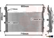 37002582 chladič 1.6i 16V AAC VAN WEZEL