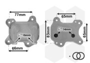 37003581 chladič oleje 1.7Di/Dti VAN WEZEL