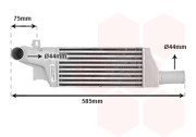 37004322 intercooler 1.7TDi 16V ±AC [277*138*50] 37004322 VAN WEZEL