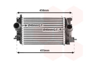 37004575 intercooler 1.4i Turbo [315*218*65] 37004575 VAN WEZEL