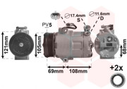 3700K316 kompresor klimatizace - benzínové motory VAN WEZEL