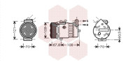 3700K377 Kompresor, klimatizace VAN WEZEL