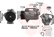 3700K437 kompresor klimatizace 1.9 CDTi pro auto AC VAN WEZEL