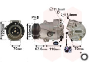 3700K606 kompresor klimatizace 1.4i -A VAN WEZEL