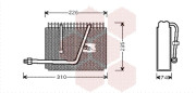 3700V320 výparník klimatizace (±AUT) VAN WEZEL
