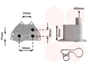 37013704 chladič oleje 1.4 TURBO 37013704 VAN WEZEL