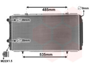 40002146 chladič 1.9D/TD (5/98-), 2.2HDi (+AC), 2.5D/TD (±AC), 2.8D/TD/HDi (±AC) [790*412*35] 40002146 VAN WEZEL