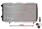 40002147 chladič 2.0, 1.9TD, 2.5TD 70041235 VAN WEZEL