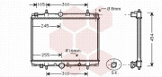 40002200 chladič 2.2i 16V AUTAC, 2.2HDi AC 38055827 VAN WEZEL