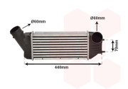 40004279 intercooler 2.0HDiFAP 79kW (±AUT±AC) [300*128*64] 40004279 VAN WEZEL