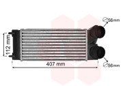 40004334 intercooler 1.6i 16V Turbo (±A±AC) [300*150*80] 40004334 VAN WEZEL