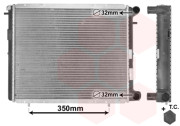 43002045 chladič 1.7 +AUT +AC, 1.9D ±AUT ±AC [480*400*40] 43002045 VAN WEZEL