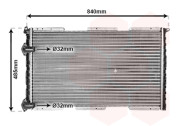 43002257 chladič 2.5D AC 76046238 VAN WEZEL