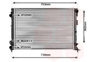 43002259 chladič 1.6i 16V (±A +AC), 1.8i 8/16V (+AC), 2.0i 8V (±A +AC), 1.9DTi (±AC) [634*450*26] 43002259 VAN WEZEL