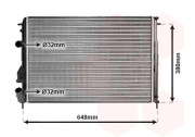 43002312 chladič 1.5DCi Logan AC, 1.9 DCi AUTAC 58541534 VAN WEZEL