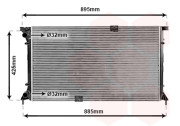 43002313 chladič 2.5DTi, 2.5DCi 78147023 VAN WEZEL