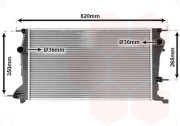 43002409 chladič 2.0i 16V (±A±AC), 2.0i 16V Turbo (±AC), 1.9DCi (±AC) [650*385*27] 43002409 VAN WEZEL