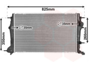 43002616 chladič 2.0i, 1.6DCi, 1.9DCi, 2.0DCi 43002616 VAN WEZEL