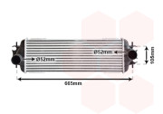 43004328 intercooler 1.9DCi, 2.5DCi [540*176*40] 43004328 VAN WEZEL