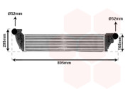 43004397 intercooler 1.9DCi, 2.0DCi, 2.2DCi [680*148*64] 43004397 VAN WEZEL