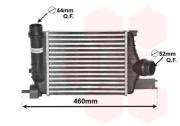 43004602 intercooler 1.2i, 1.5dCi [255*215*65] 43004602 VAN WEZEL