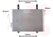 43005221 chladič klimatizace bez sušiče 1.2i 8V, 1.4i 8V , 1.6i 8V, 1.9D, 1.9DTi chladič klimatizace bez sušiče 50038020 VAN WEZEL