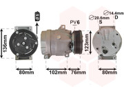 4300K069 kompresor klimatizace 2.0i, 1.9DT, 1.9DTi, 2.2CDi, 2.2DCi, 2.5CDi VAN WEZEL