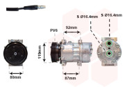 4300K283 kompresor klimatizace 1.8i 8V AUT, 2.0i 8V AUT, 2.0i 16V AUT, 1.9DTi VAN WEZEL