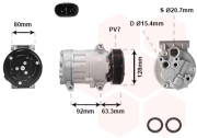 4300K369 kompresor klimatizace 2.0i 16V, 1.9DCi typ DELPHI - HARRISON VAN WEZEL