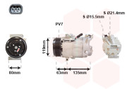 4300K389 VAN WEZEL kompresor klimatizace 2.0DCi 4300K389 VAN WEZEL