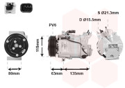 4300K392 kompresor klimatizace 2.0i 16V VAN WEZEL