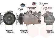 4300K628 kompresor klimatizace 1.5DCi 81 kW DENSO 4300K628 VAN WEZEL