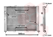 4300M388 modul chladiče motoru a chladiče klimatizace 1.5DCi [480*385*38]  4300M388 VAN WEZEL