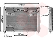 4300M405 modul chladiče motoru a chladiče klimatizace 1.2i, 1.5DCi 51038338 VAN WEZEL