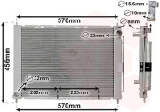 4300M499 modul chladiče motoru a klimatizace 1.2i, 1.6i, 1.5DCi VAN WEZEL