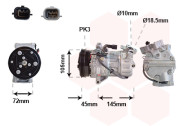 4301K713 kompresor klimatizace 1.0i 4301K713 VAN WEZEL