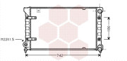 49002019 chladič 1.6iv (+AC) , 1.8i 8V (+AC), 2.0i 8V (+AC) (+AUT ±AC), 2.0i 16V, 1.9TD [675*305*34] 49002019 VAN WEZEL