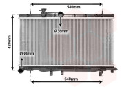 51002052 10/98- chladič 1.6i 16V (±AC), 2.0i 16V (±AC), 2.5i 16V (±AC) [340*686*16] 51002052 VAN WEZEL