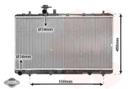 52002084 chladič 1.5i 16V VVTi (±AC), 1.6i 16V VVTi (±AC) [375*710*16] 52002084 VAN WEZEL