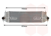 52014134 intercooler 1.9 DDiS [600*209*48] 52014134 VAN WEZEL