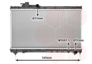 53002200 chladič 2.0i 16V GT/GT-Four [350*645*24] 53002200 VAN WEZEL