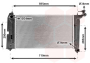 53002289 chladič 1.4i 16v VVTi (±AC), 1.6i 16v VVTi (±AC) [600*350*16] výroba Japonsko 53002289 VAN WEZEL